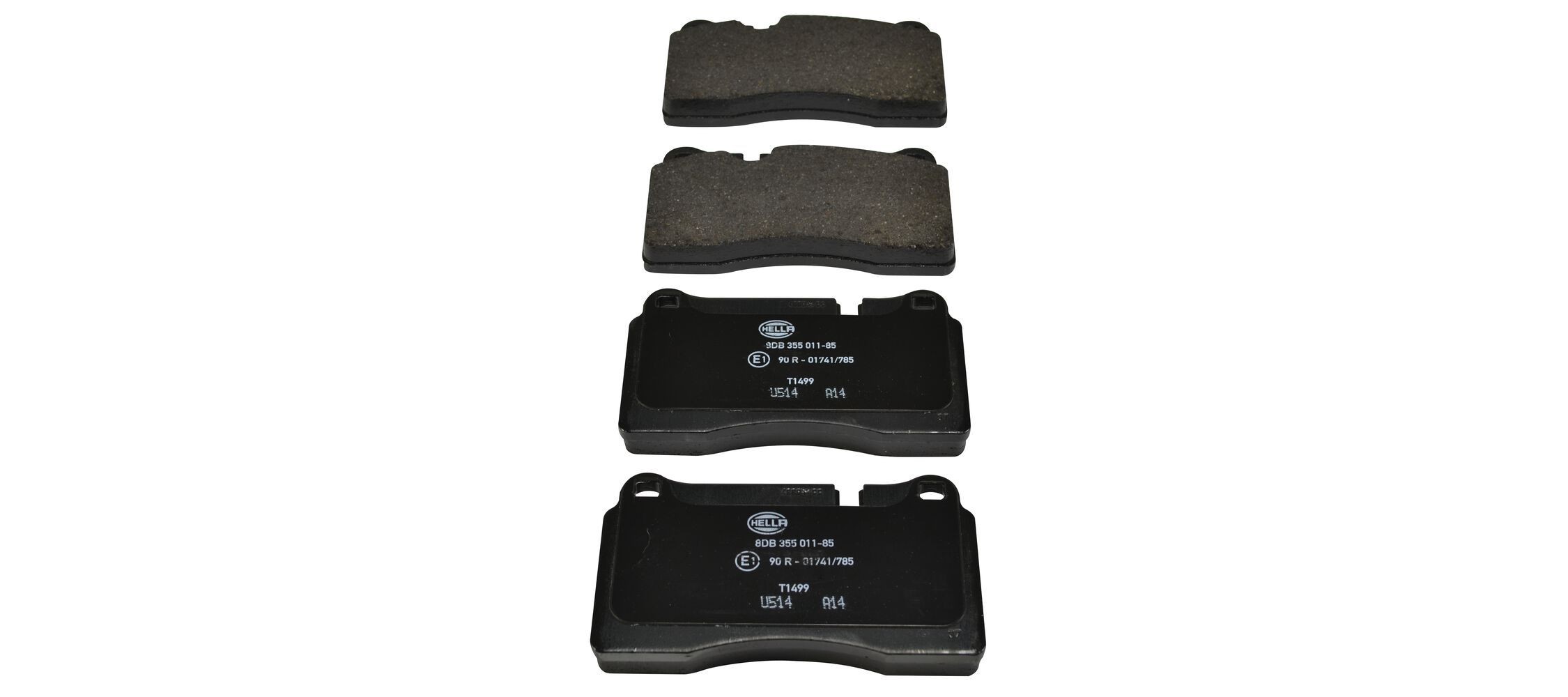 HELLA Bromsbelägg 8DB 355 011-851 8DB 355 011-851 Bromsbelägg sport HELLA VW CALIFORNIA