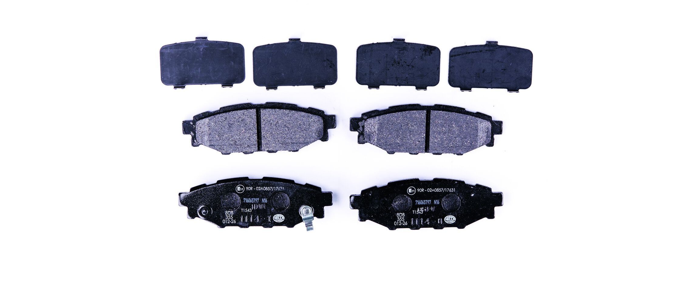 HELLA Bremseklosser 8DB 355 012-261 Sportsbremseklosser HELLA Subaru FORESTER 8DB 355 012-261