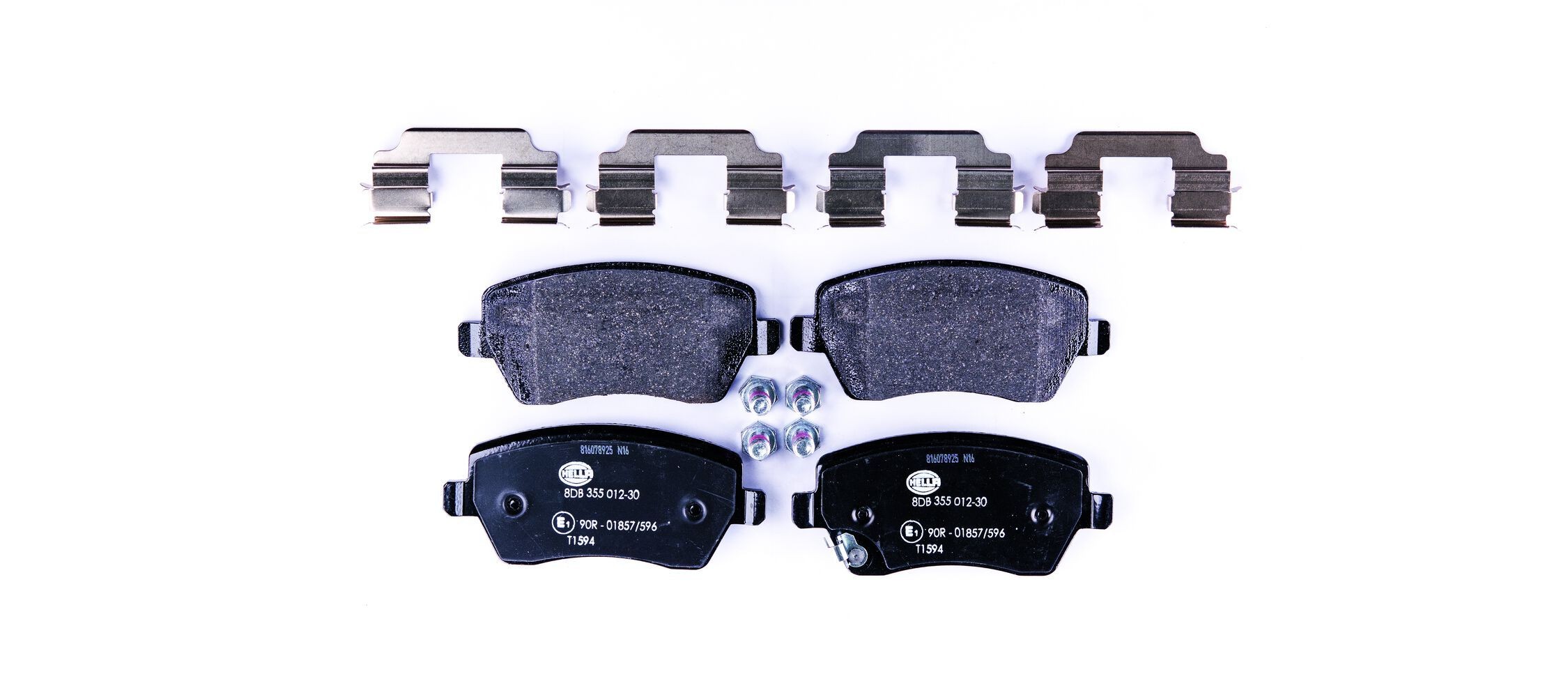 HELLA Kit pastiglie freni 8DB 355 012-301 HELLA 8DB 355 012-301 Kit pastiglie freni GERMAN E-CARS Stromos Hatchback Elektro 76 CV 2011