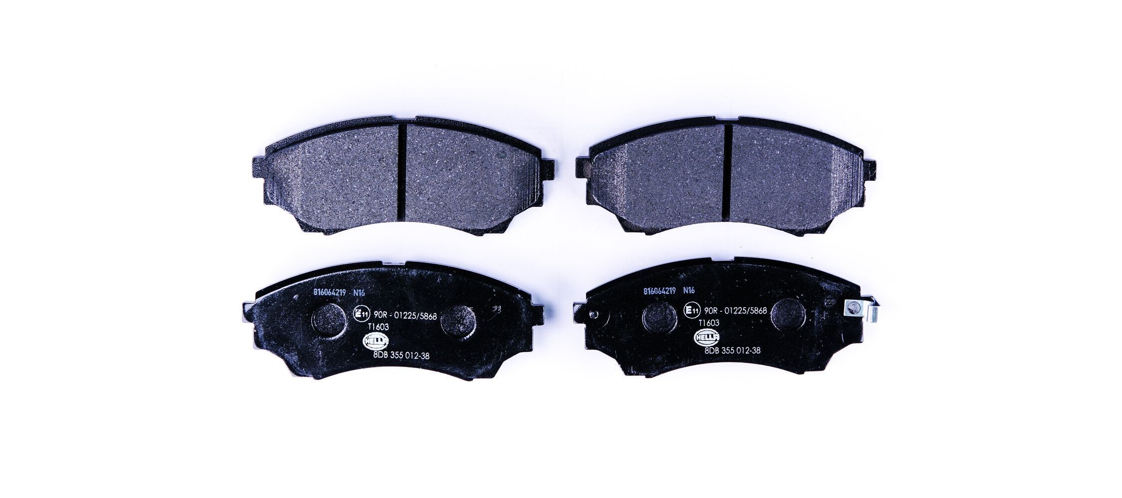 HELLA Τακάκια φρένων 8DB 355 012-381 HELLA 8DB 355 012-381 Τακάκια φρένων MAZDA BT-50 Pick-up (CD, UN) 3.0 CDVi 4x4 (UNY0E3) 156 PS 2014