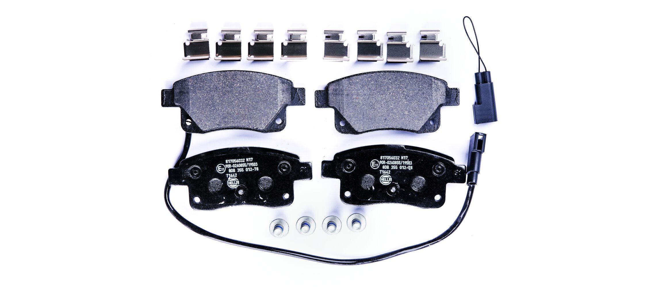 HELLA Bromsbelägg 8DB 355 012-781 8DB 355 012-781 HELLA bromskloss Ford TAUNUS
