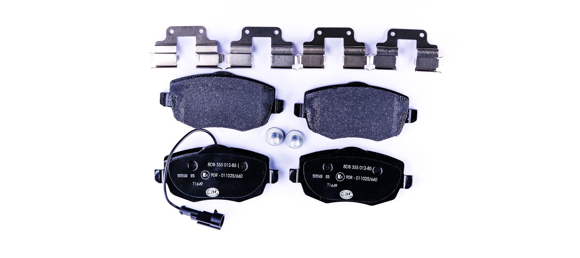 HELLA Brzdové doštičky/platničky 8DB 355 012-851 8DB 355 012-851 Športové brzdové doštičky HELLA LANCIA LYBRA