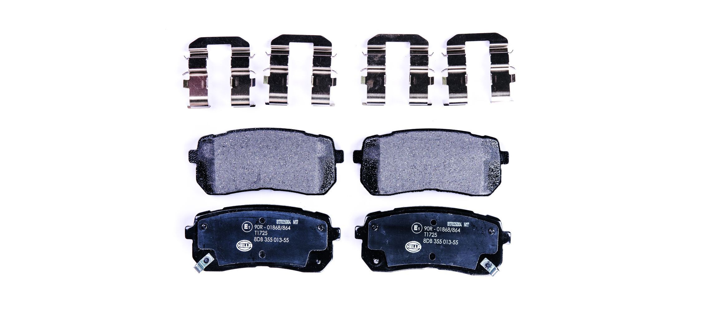 HELLA Brzdové doštičky/platničky 8DB 355 013-551 Športové brzdové doštičky HELLA ix55 8DB 355 013-551 lacné