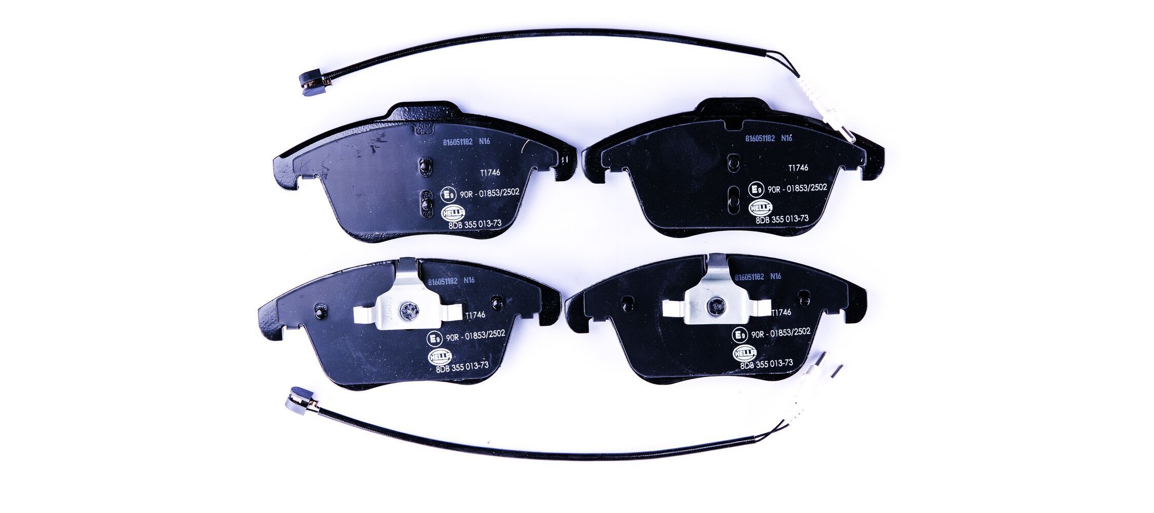 HELLA Τακάκια φρένων 8DB 355 013-731 HELLA 8DB 355 013-731 Τακάκια φρένων