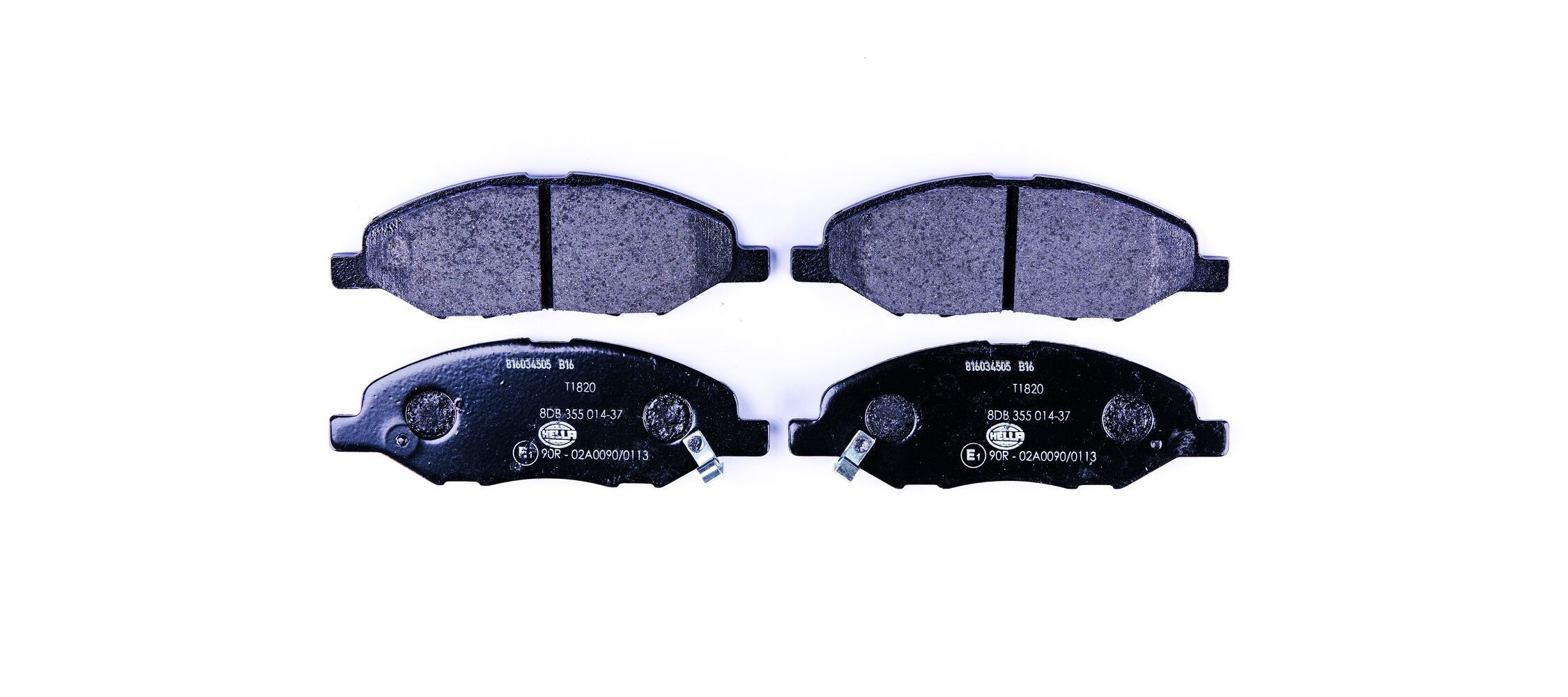 HELLA Plaquettes de frein 8DB 355 014-371 8DB 355 014-371 Plaquette de frein sport NISSAN X-TRAIL HELLA