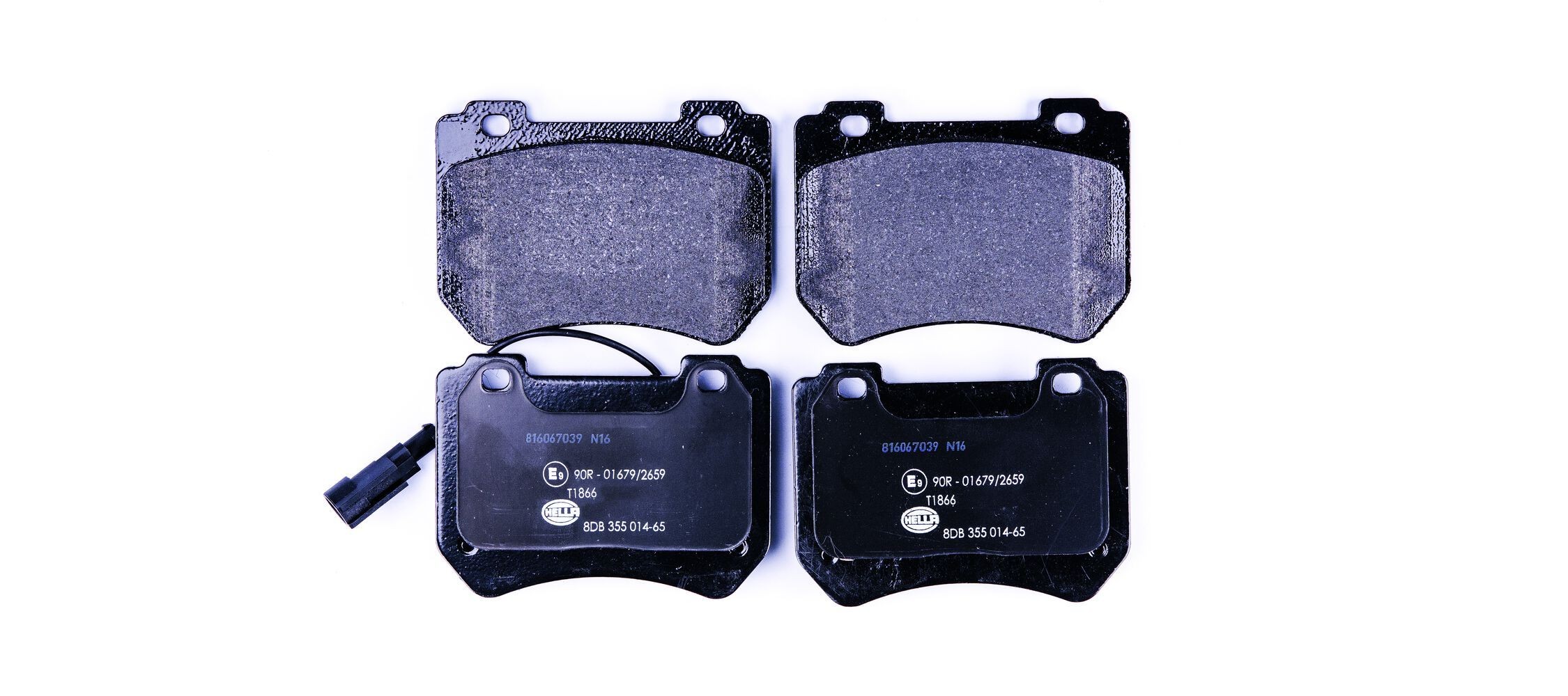 HELLA Kit pastiglie freni 8DB 355 014-651 8DB 355 014-651 Pastiglie freno sportive HELLA ALFA ROMEO 145 costo