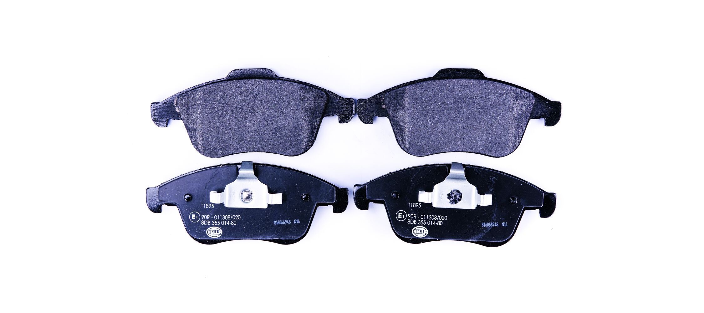 Remblokken HELLA 8DB 355 014-801 HELLA 8DB 355 014-801 Remblokkenset voor schijfrem RENAULT SAFRANE 2012