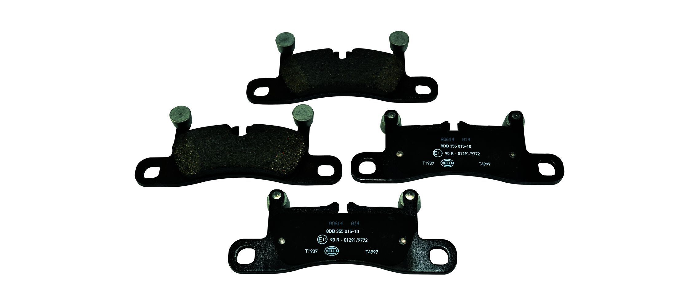 HELLA Bremsbeläge 8DB 355 015-101 8DB 355 015-101 Sportbremsbeläge HELLA PORSCHE Kosten