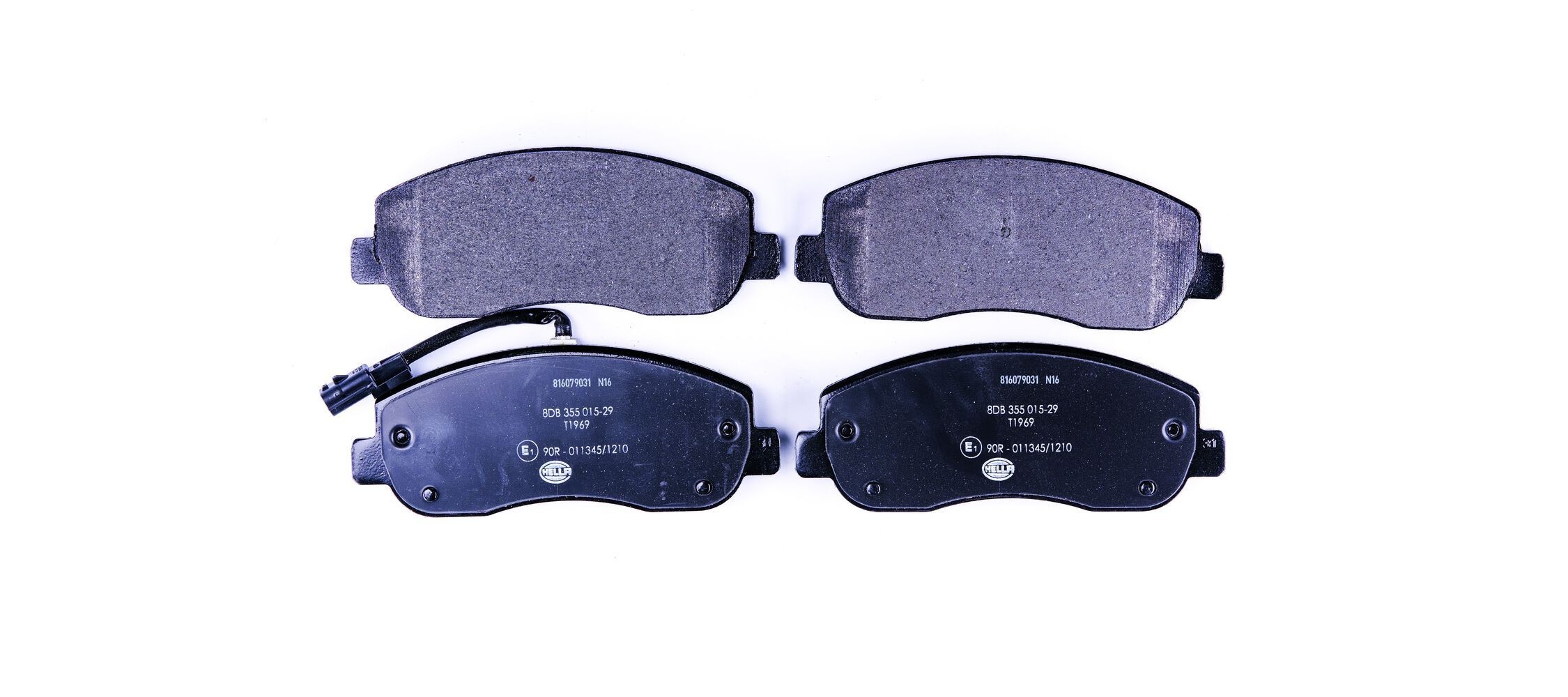 HELLA Kit pastiglie freni 8DB 355 015-291 HELLA 8DB 355 015-291 Pasticche dei freni Renault Master III Bus originali prezzo