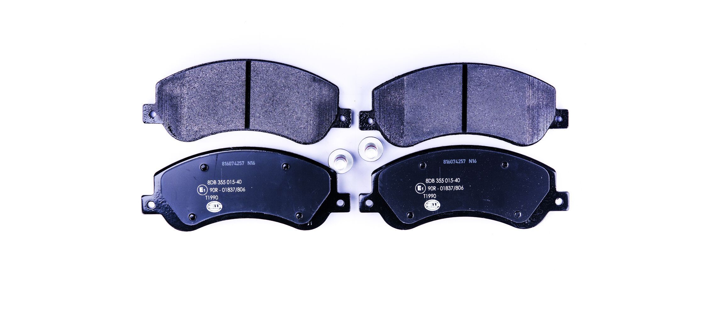 HELLA Bromsbelägg 8DB 355 015-401 8DB 355 015-401 HELLA bromskloss Volkswagen TRANSPORTER