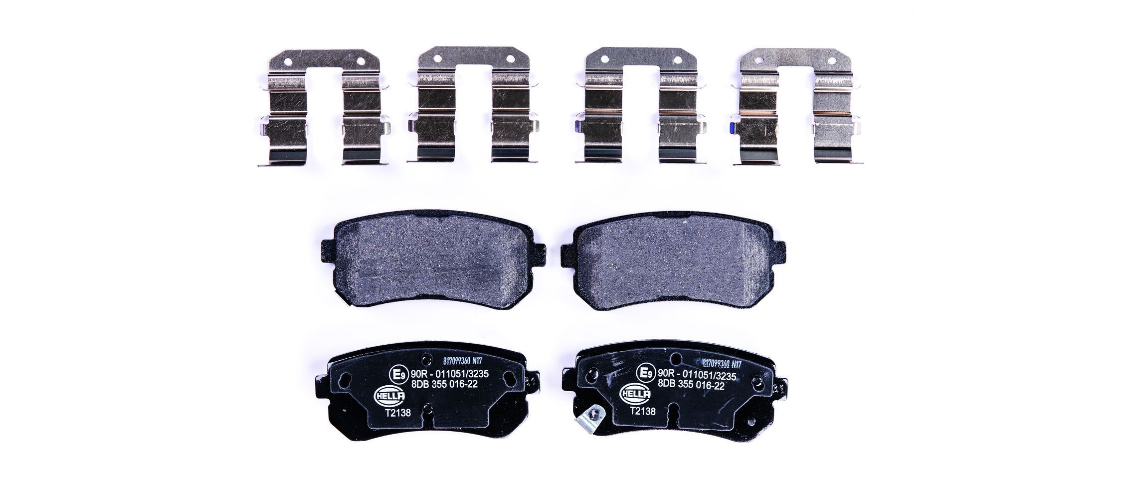 HELLA Kit pastiglie freni 8DB 355 016-221 8DB 355 016-221 Pastiglie freno sportive HELLA KIA PROCEED costo