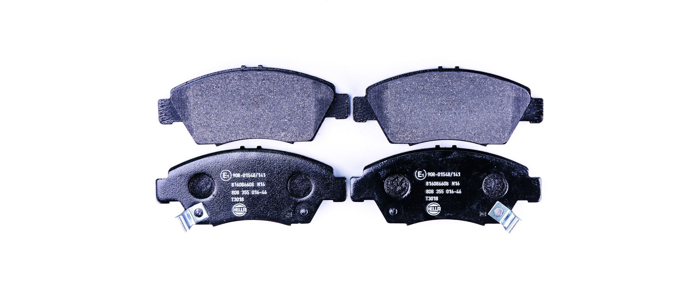 HELLA Τακάκια φρένων 8DB 355 016-461 8DB 355 016-461 Τακάκια HONDA CIVIC HELLA