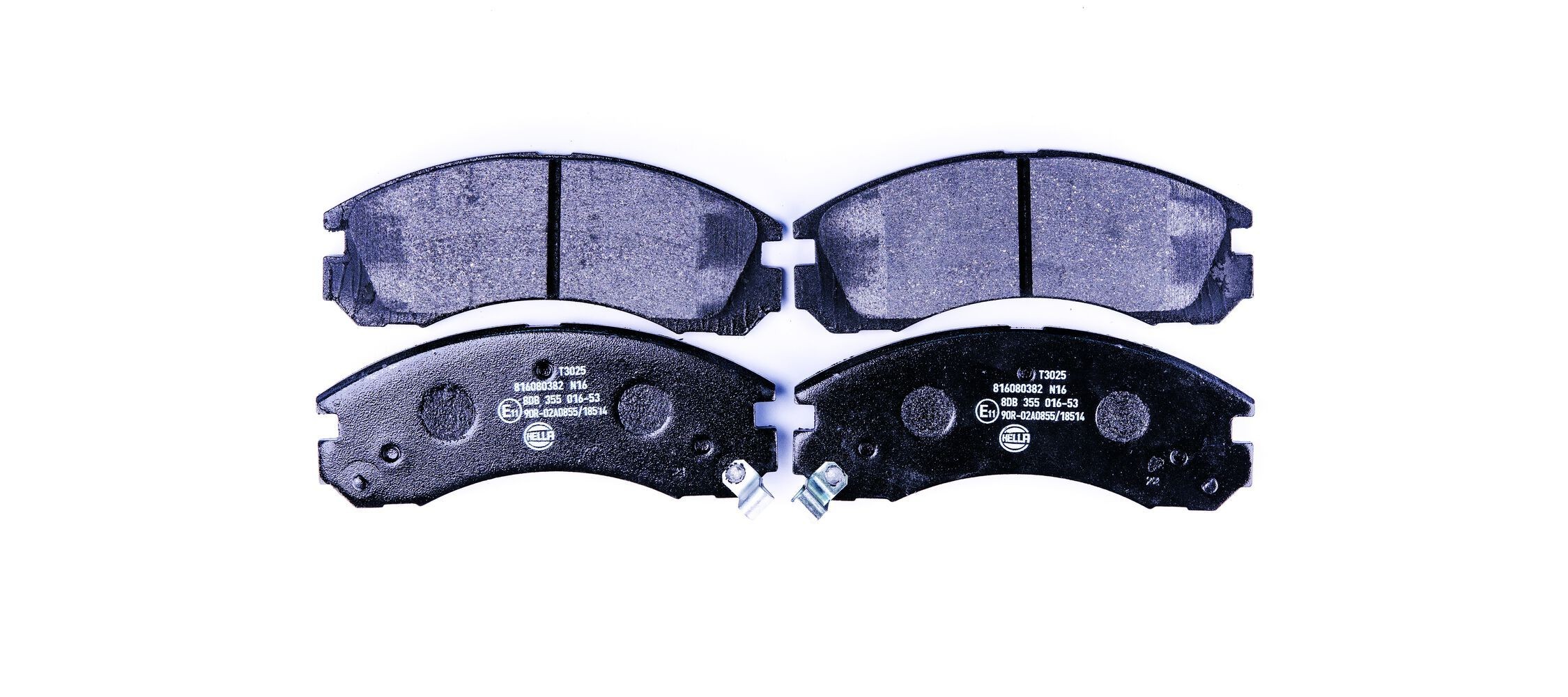 HELLA Plaquettes de frein 8DB 355 016-531 Plaquette de frein sport CITROËN HELLA 8DB 355 016-531