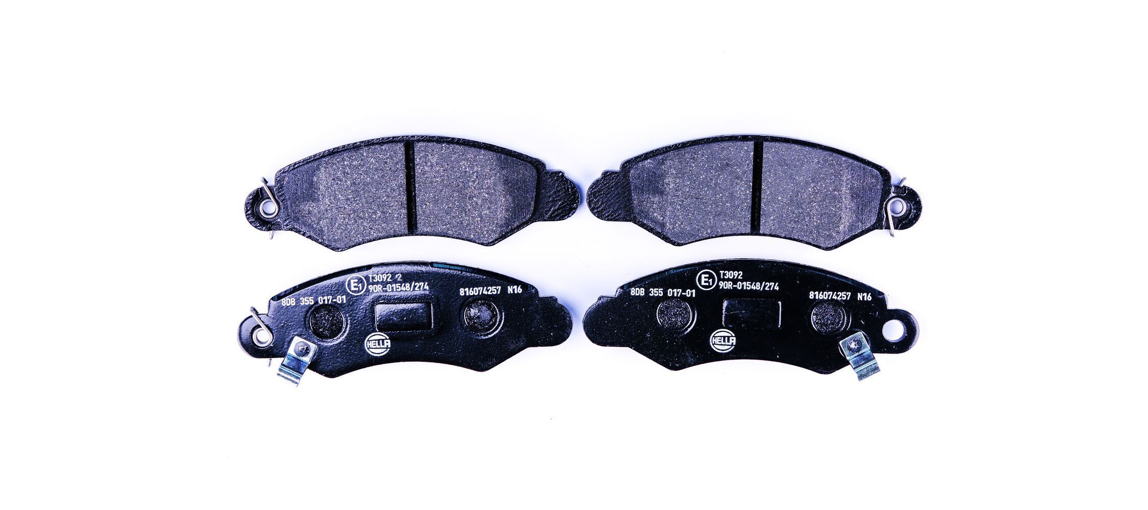 HELLA Bromsbelägg 8DB 355 017-011 8DB 355 017-011 Bromsbelägg sport HELLA SUBARU FORESTER