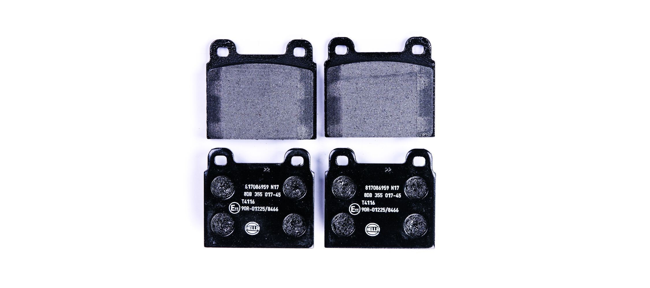 HELLA Bremsbeläge 8DB 355 017-451 8DB 355 017-451 HELLA PORSCHE Sportbremsbeläge