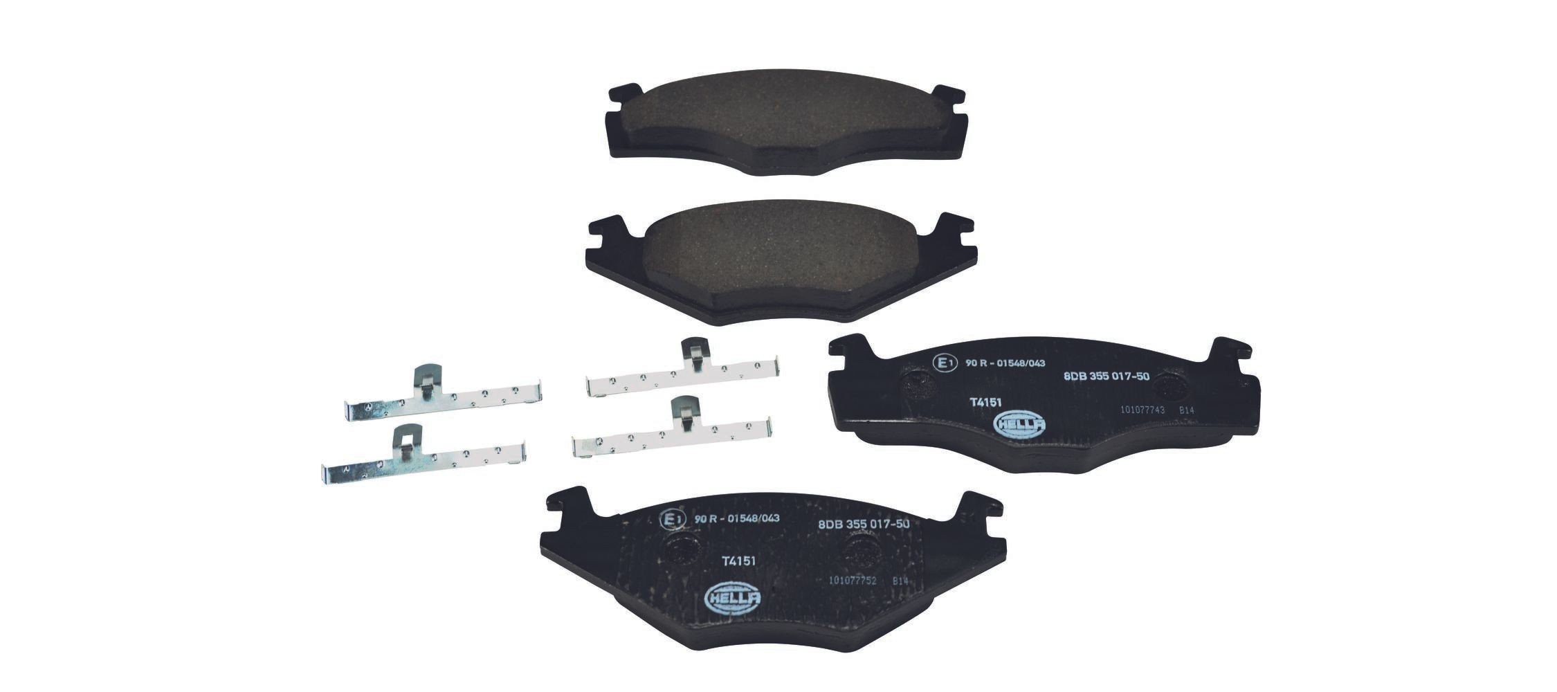 HELLA Plaquettes de frein 8DB 355 017-501 8DB 355 017-501 HELLA Plaquette de frein sport Seat pas cher
