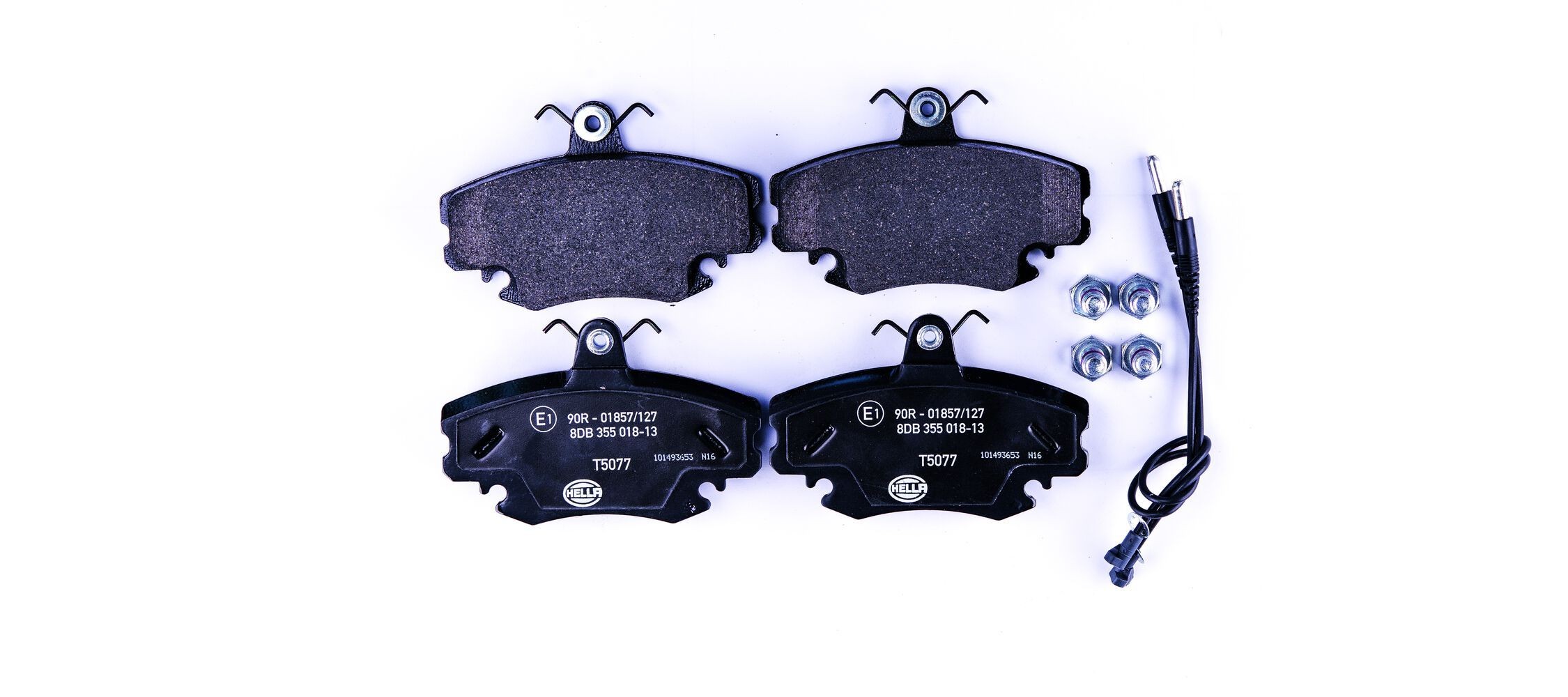 HELLA Plaquettes de frein 8DB 355 018-131 Kit de plaquettes de frein RENAULT HELLA 8DB 355 018-131