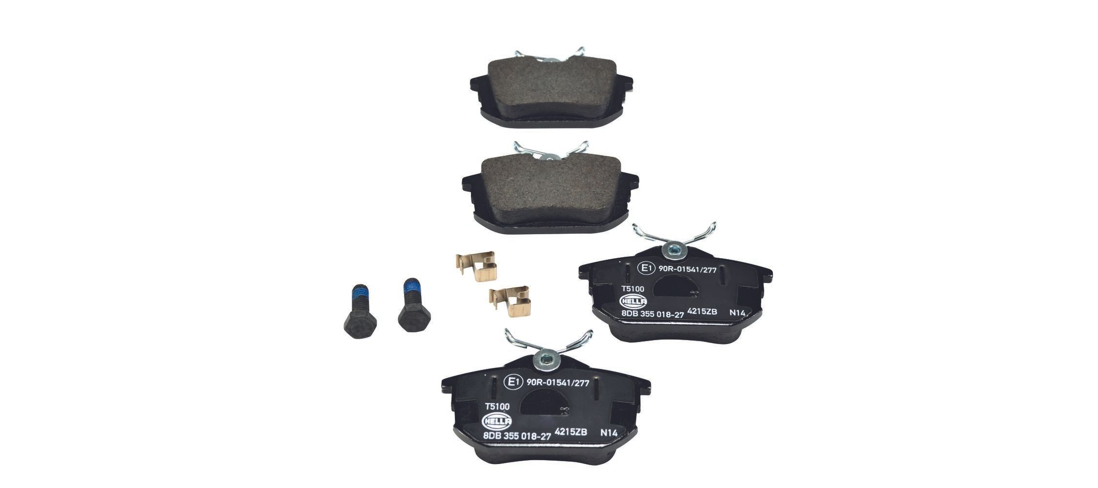 HELLA Plaquettes de frein 8DB 355 018-271 HELLA Plaquette de frein sport VOLVO 8DB 355 018-271