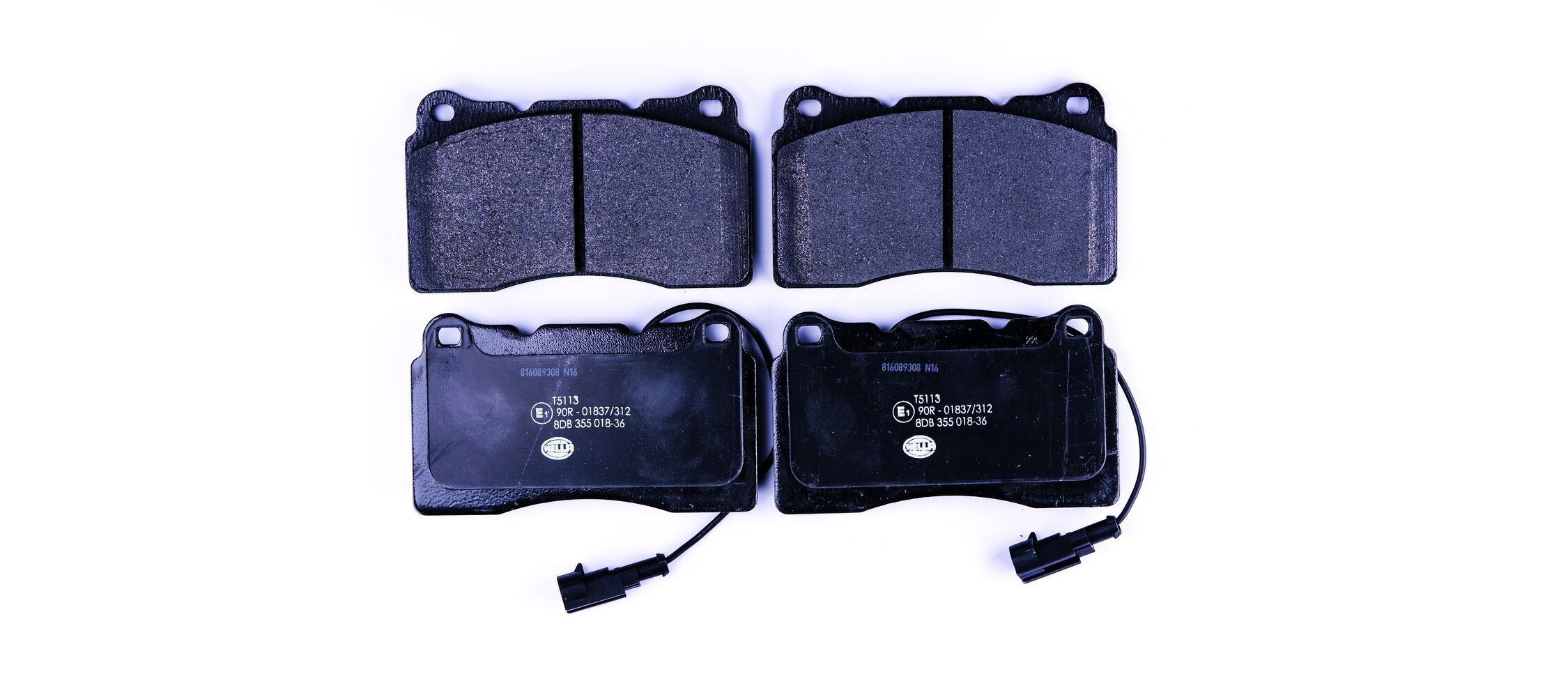 HELLA Brzdové doštičky/platničky 8DB 355 018-361 Športové brzdové doštičky HELLA Lancia LYBRA 8DB 355 018-361