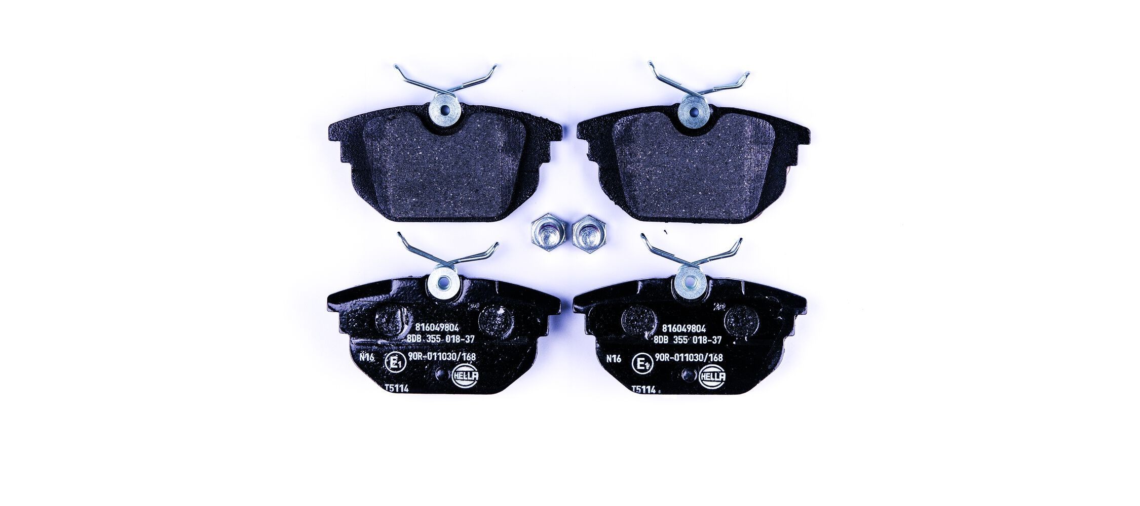 HELLA Kit pastiglie freni 8DB 355 018-371 8DB 355 018-371 costo Pastiglie dei freni ALFA ROMEO 159 HELLA