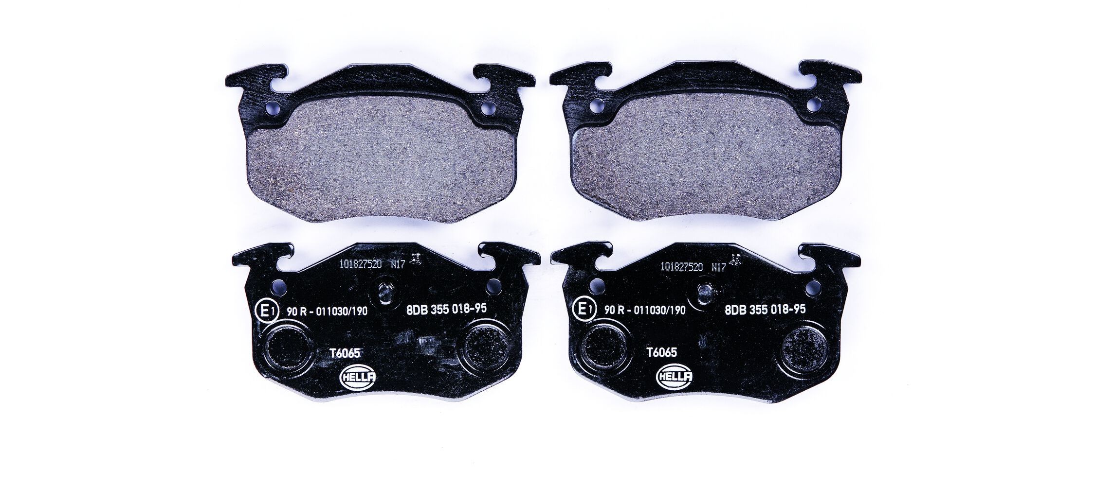 HELLA Bromsbelägg 8DB 355 018-951 HELLA 8DB 355 018-951 Bromsbelägg sport Peugeot 206 CC