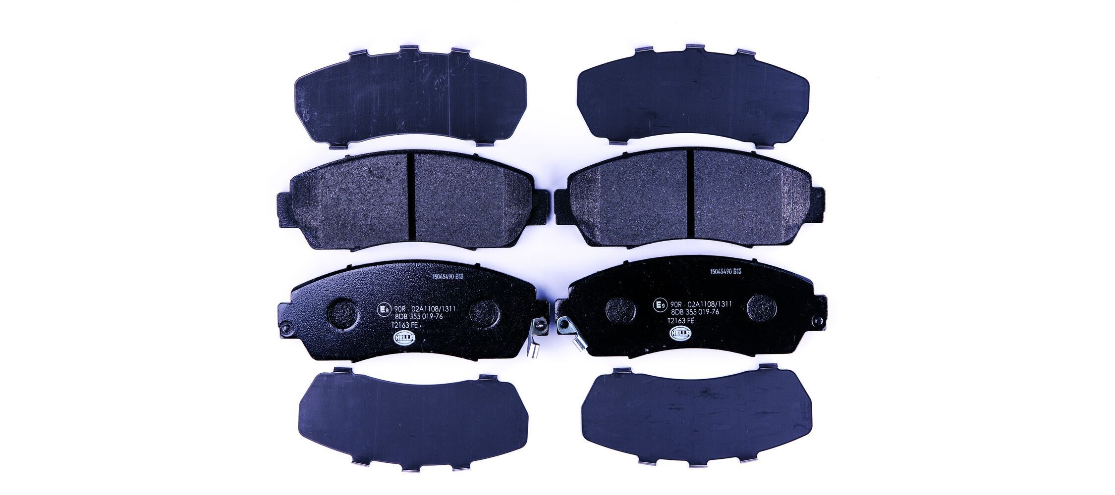 HELLA Brake pad set 8DB 355 019-761 HELLA 8DB 355 019-761 Brake pad set HONDA CR-V III (RE) 2.4 i-VTEC 4WD (RE7) 166 hp 2018