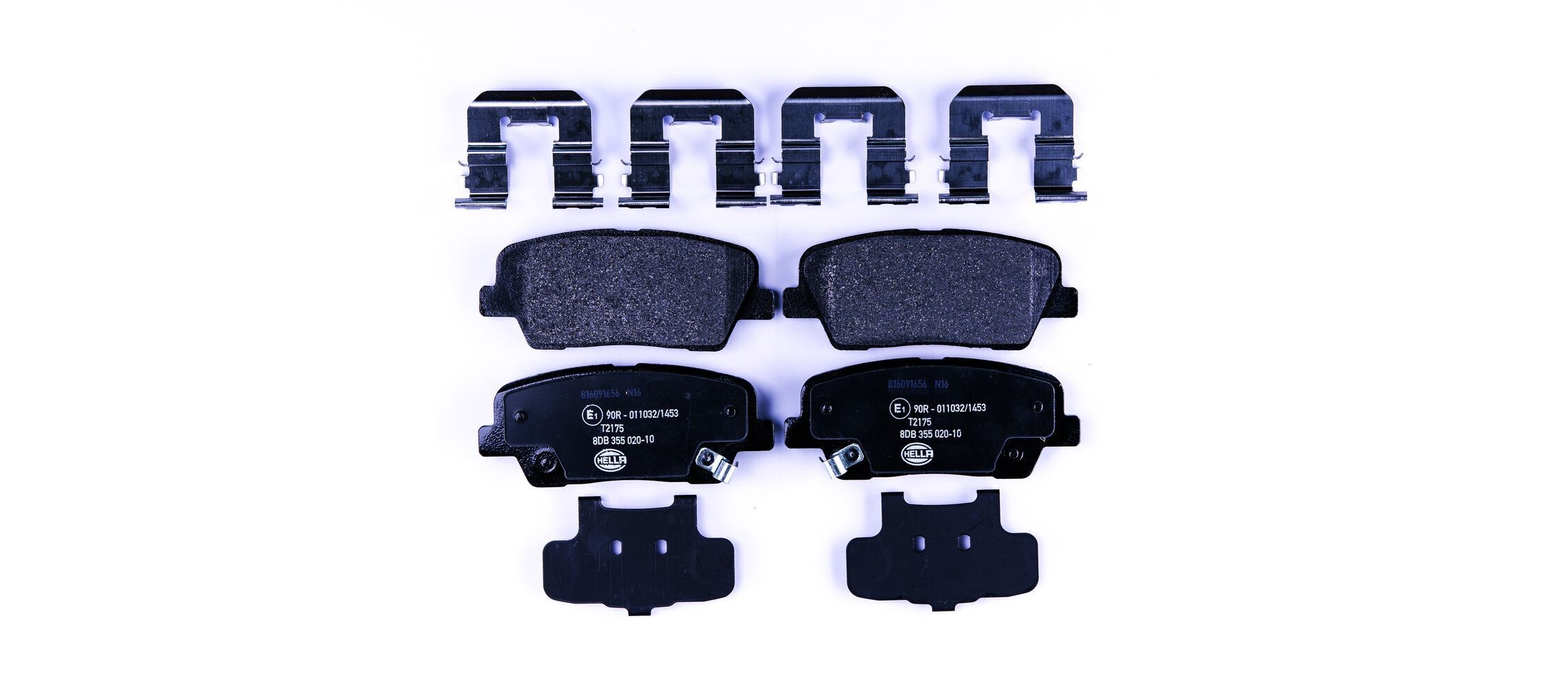 HELLA Bromsbelägg 8DB 355 020-101 8DB 355 020-101 HELLA bromsklossar Hyundai BAYON