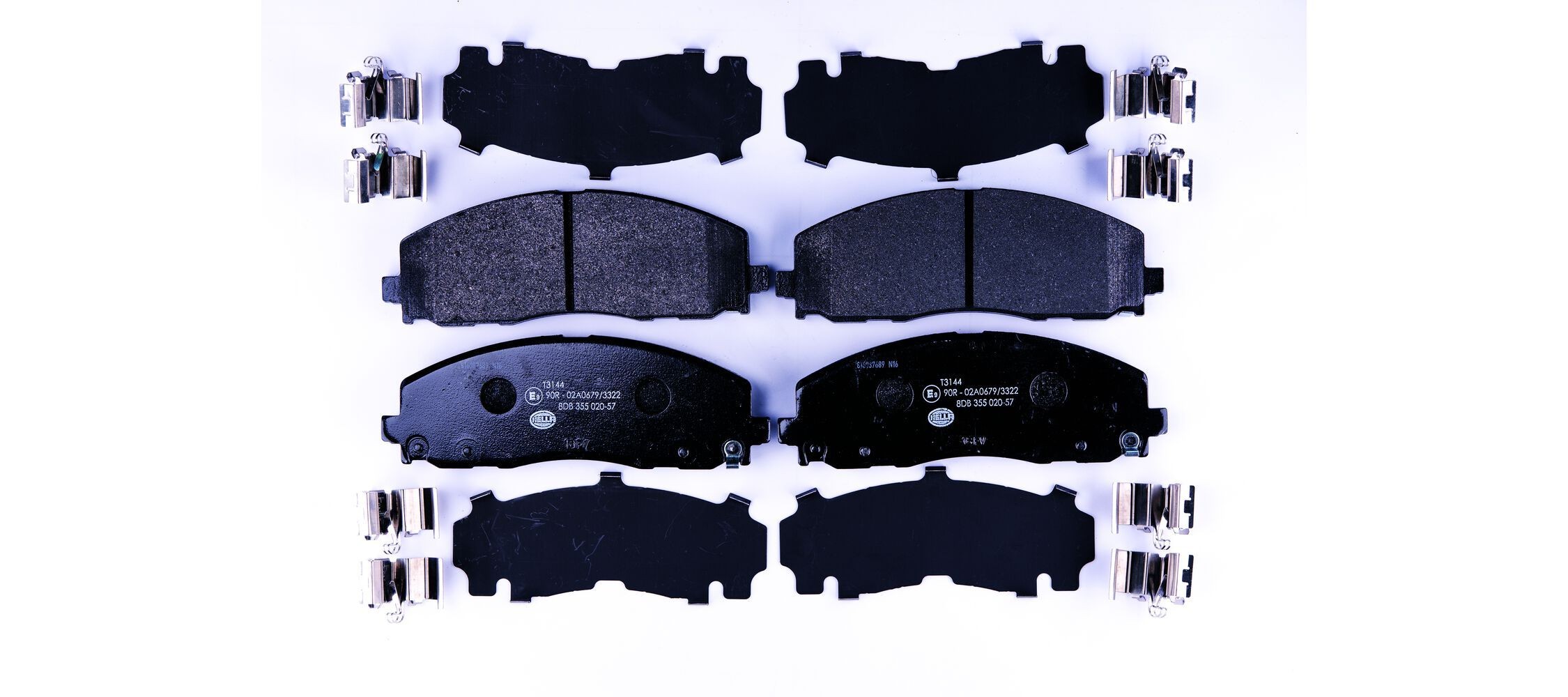HELLA Bremseklosser 8DB 355 020-571 Sportsbremseklosser HELLA DEDRA 8DB 355 020-571 billige