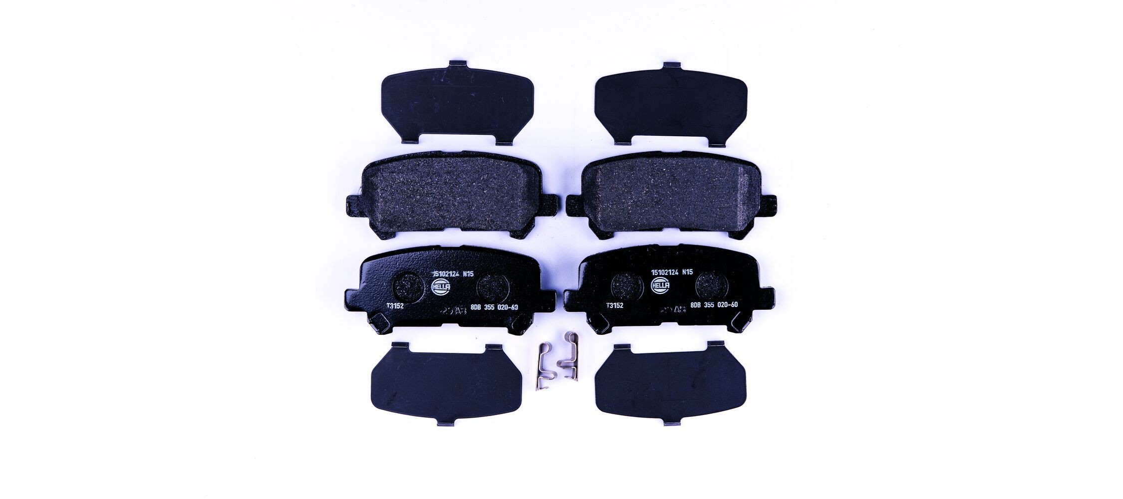 HELLA Brake pad set 8DB 355 020-601 Chevy CAPTIVA HELLA brake pads 8DB355020601