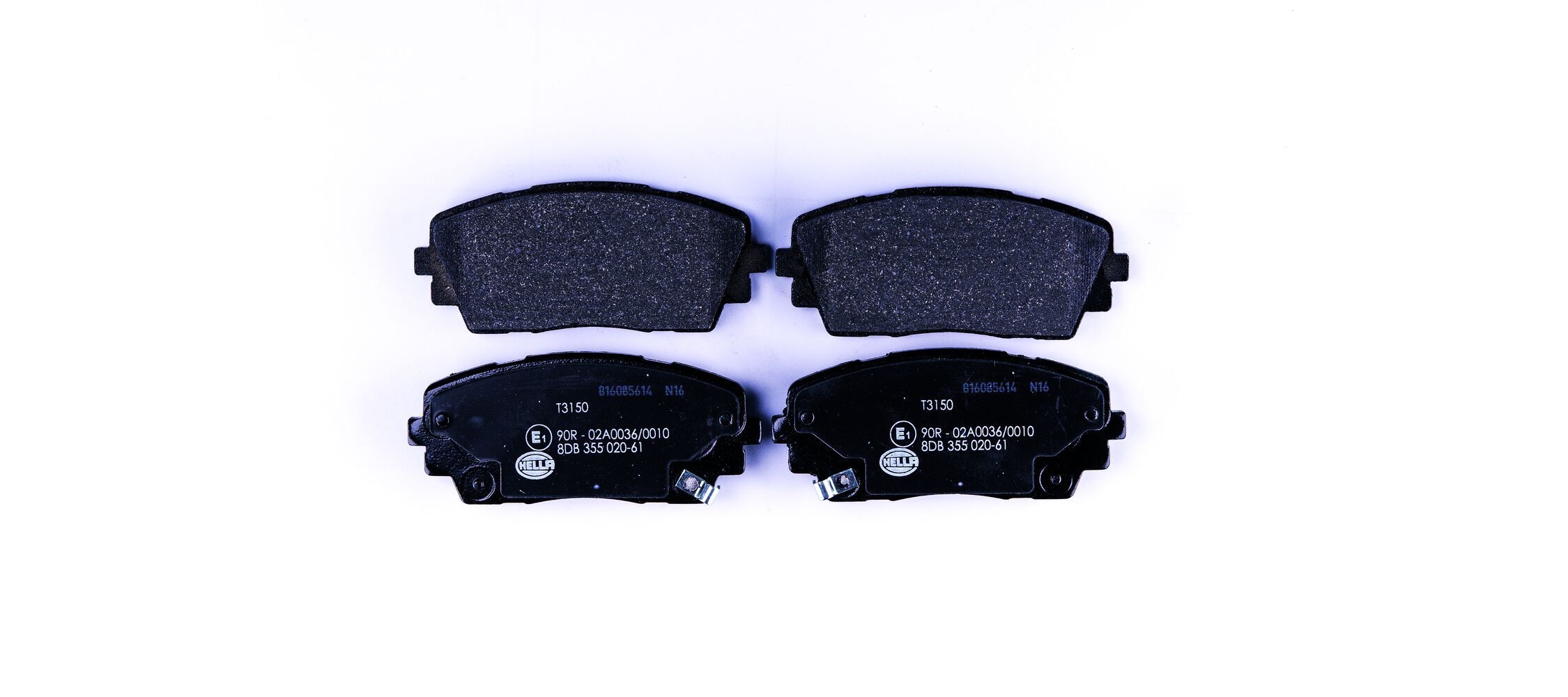 HELLA Kit pastiglie freni 8DB 355 020-611 HELLA 8DB 355 020-611 Kit pastiglie freni DODGE i10 Hatchback 1.1 66 CV 2014