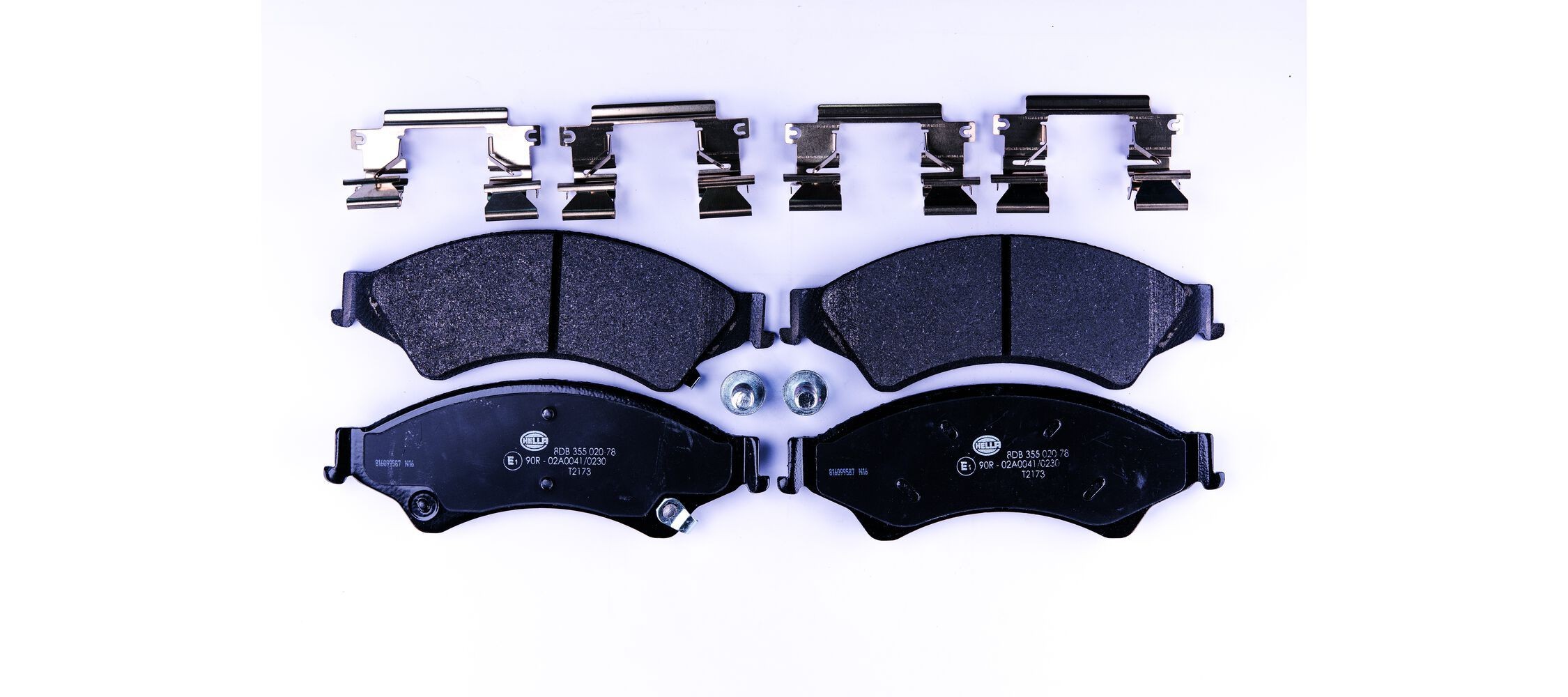 HELLA Brzdové doštičky/platničky 8DB 355 020-781 8DB 355 020-781 Športové brzdové doštičky HELLA FORD MONDEO