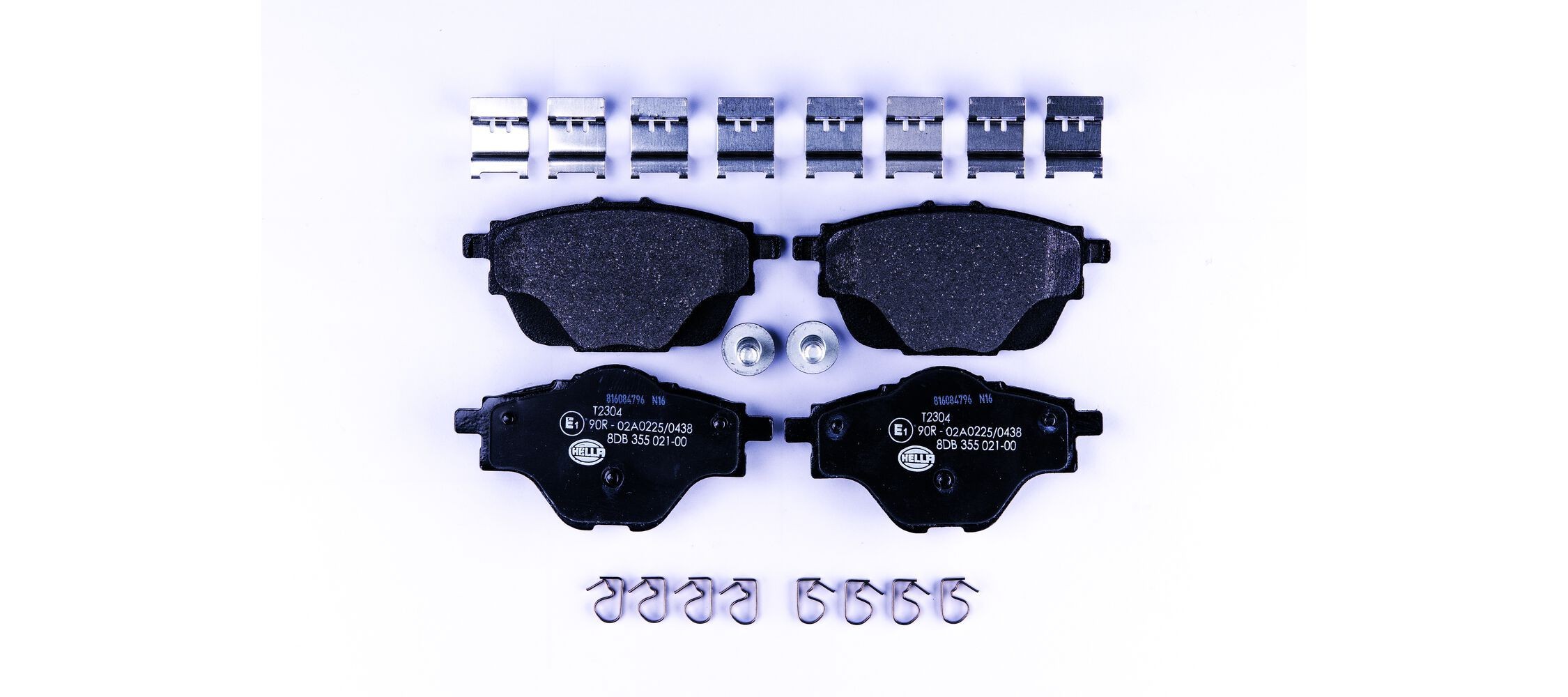 HELLA Plaquettes de frein 8DB 355 021-001 8DB 355 021-001 HELLA Jeu de plaquettes de frein Peugeot pas cher