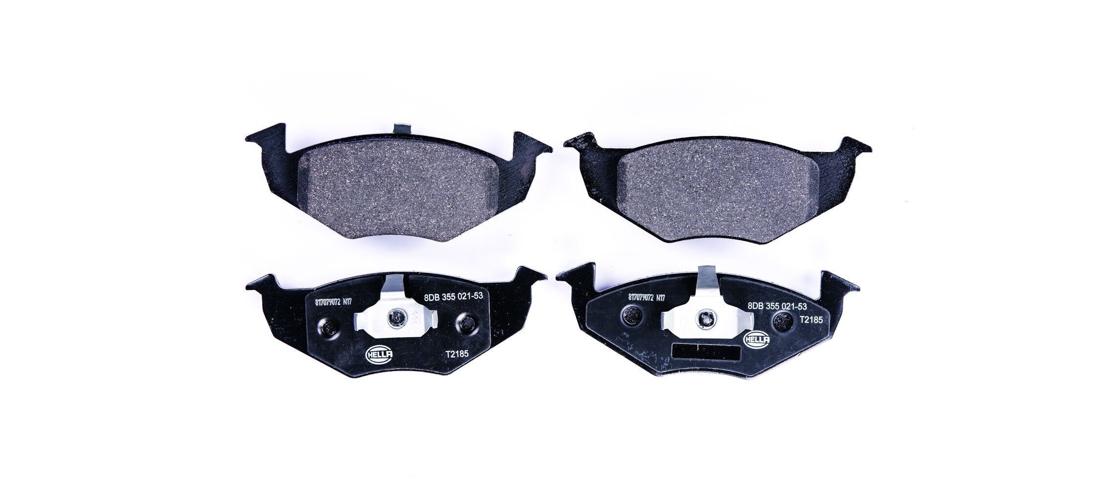 Plaquettes de frein HELLA 8DB 355 021-531 HELLA 8DB 355 021-531 Plaquettes Volkswagen GOL 2008