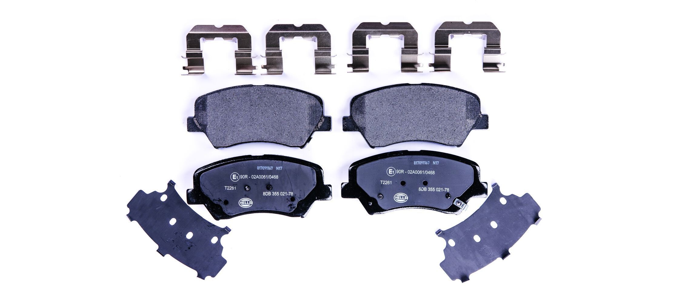 HELLA Kit pastiglie freni 8DB 355 021-781 8DB 355 021-781 costo Pastiglie freno sportive KIA PROCEED HELLA