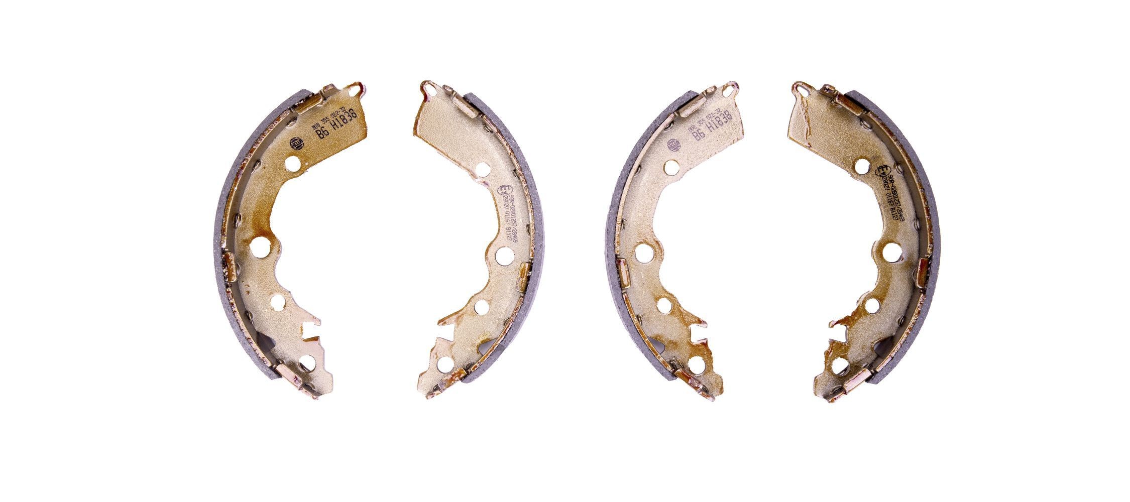 HELLA Bremsebakkesæt 8DB 355 022-321 8DB 355 022-321 Bremsebakker HELLA AUDI A8