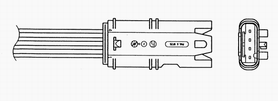 Sonda lambda NGK 0073 NGK 0073 Sensor de oxigênio Audi TT 2017