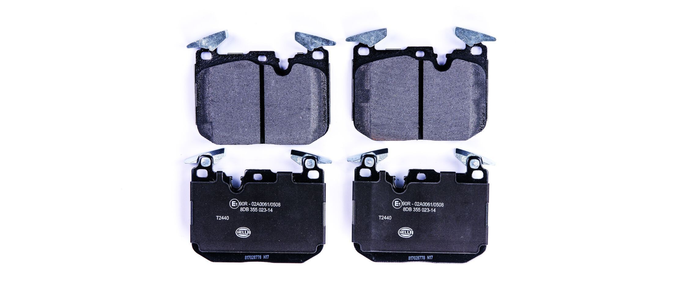 HELLA Bremsbeläge 8DB 355 023-141 Bremsbelag HELLA BMW X3 8DB 355 023-141