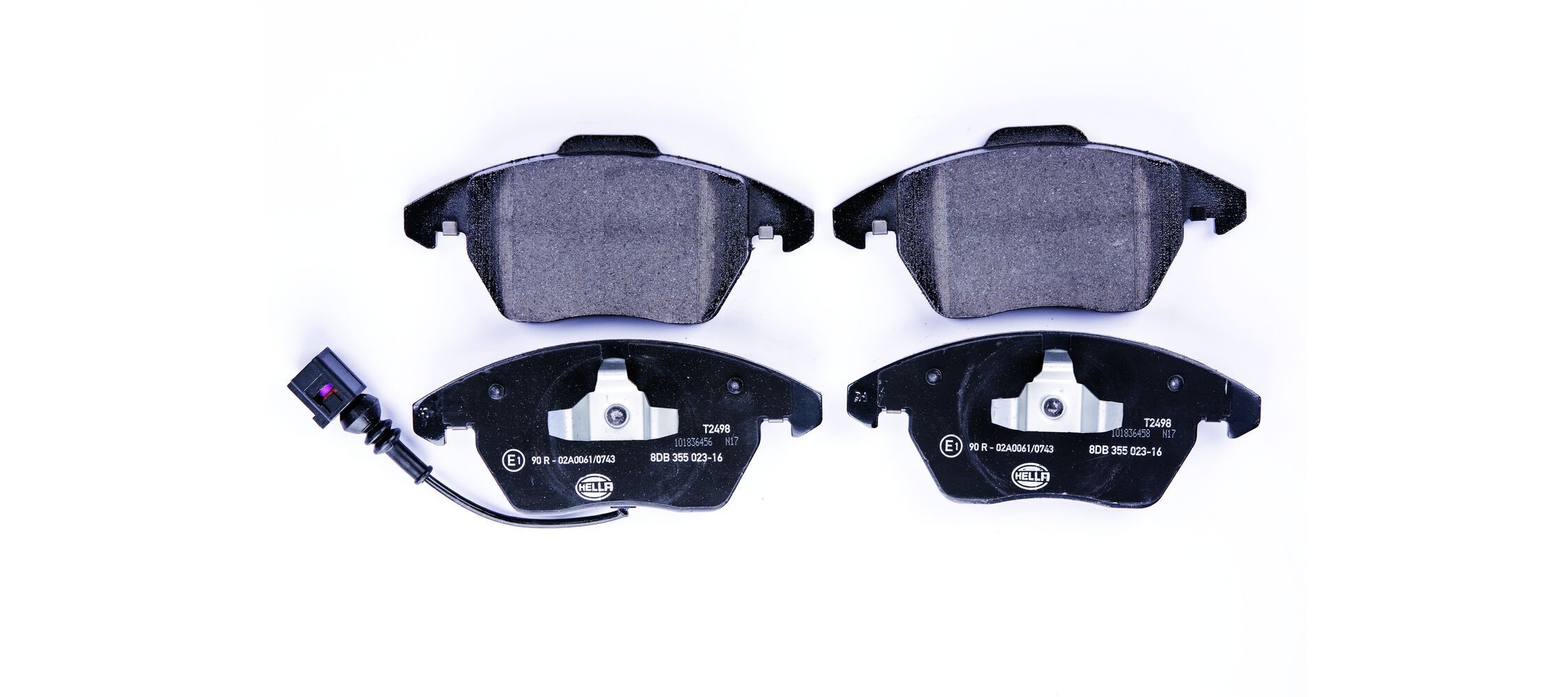 HELLA Bremseklodser 8DB 355 023-161 Sports bremseklodser HELLA Skoda OCTAVIA 8DB 355 023-161
