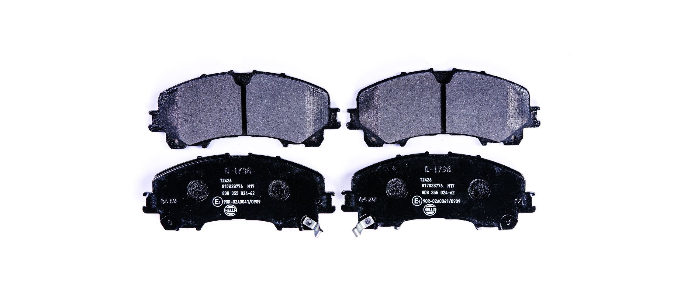 HELLA Piduriklotsid 8DB 355 024-621 Sport piduriklotsid HELLA Nissan LEAF 8DB 355 024-621