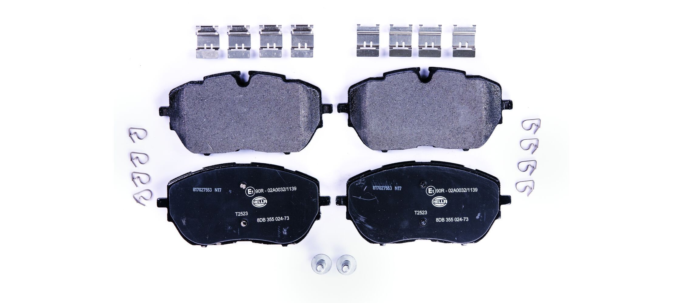 Brake pad set HELLA 8DB 355 024-731 HELLA 8DB 355 024-731 2022 PEUGEOT 3008 brake pads replacement