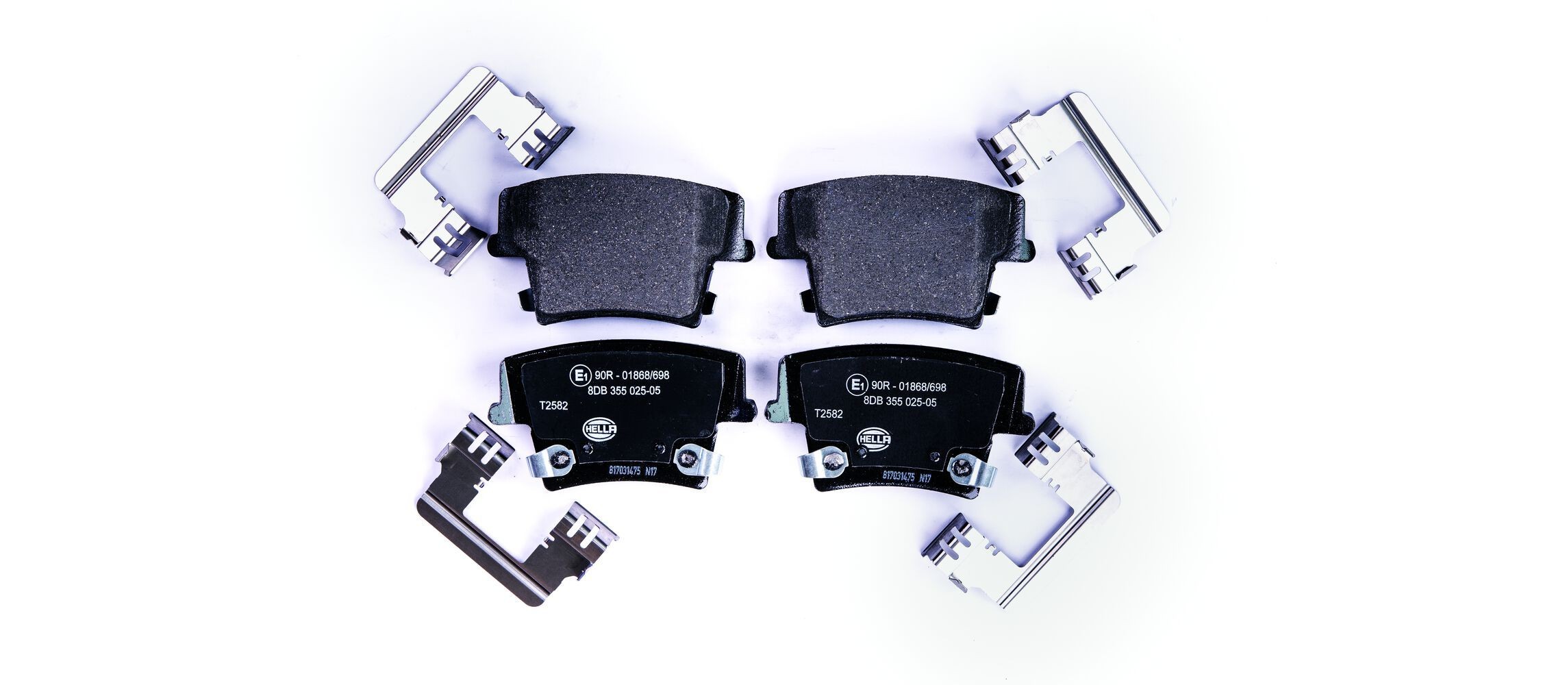 HELLA Brzdové doštičky/platničky 8DB 355 025-051 Športové brzdové doštičky HELLA LYBRA 8DB 355 025-051 lacné