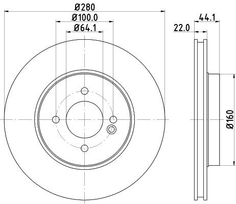 HELLA Jarrulevy 8DD 355 113-751 HELLA 8DD 355 113-751 ROLLS-ROYCE CULLINAN Takajarrulevyt ja etujarrulevyt halvat