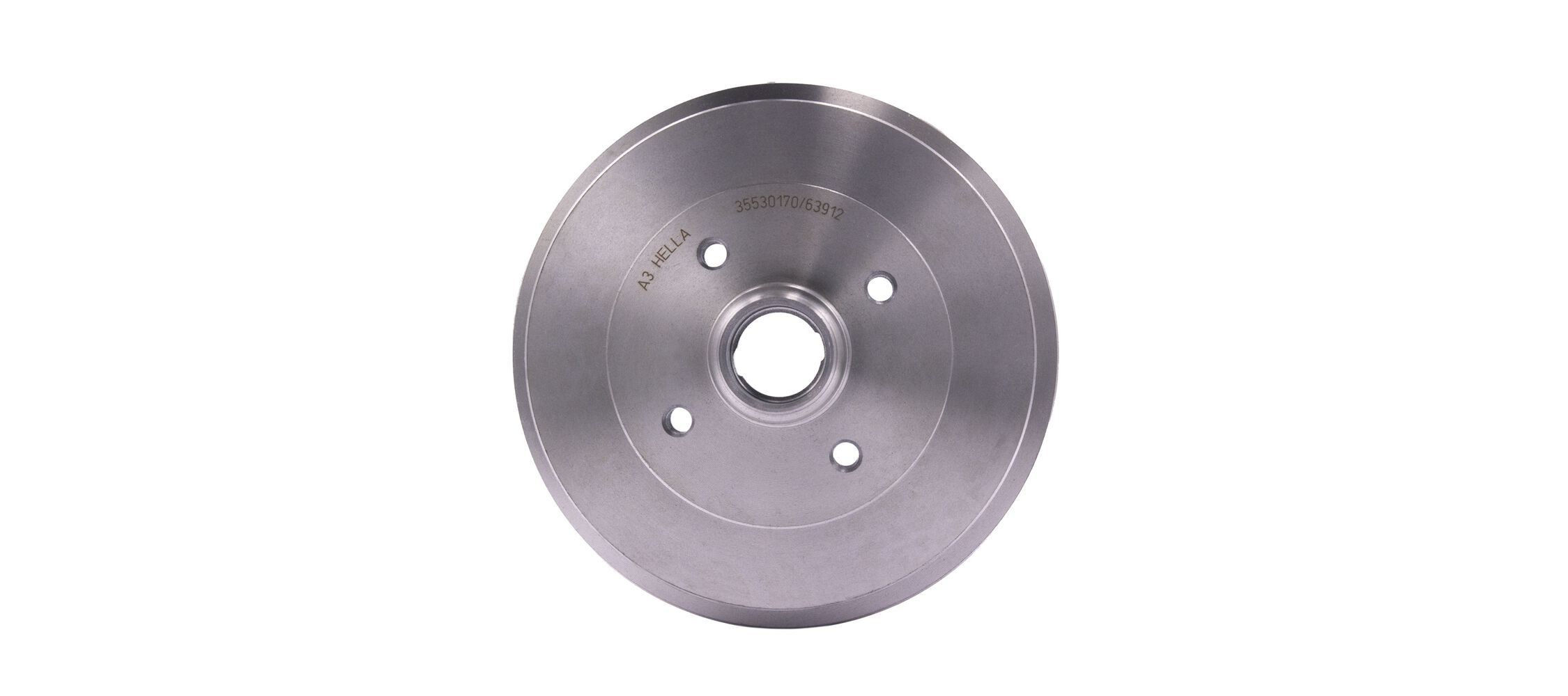 Bremstrommel HELLA 8DT 355 301-701 VW CADDY 2010 Bremstrommeln HELLA 8DT 355 301-701