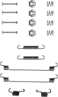 HELLA Kit accessori, Ganasce freno 8DZ 355 200-091 8DZ 355 200-091 costo Kit di accessori per ganasce freno RENAULT ZOE HELLA