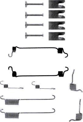 HELLA Monteringssats, bromsbackar 8DZ 355 200-391 HELLA 8DZ 355 200-391 monteringssats bromsbackar Ford Escort Classic pris