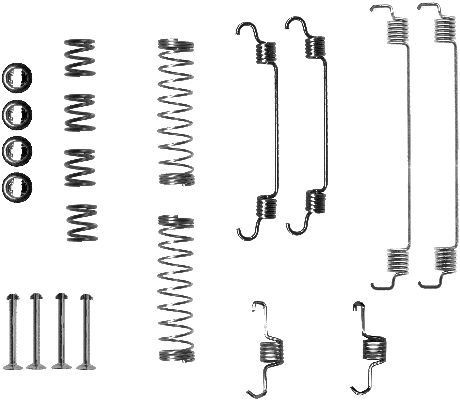 HELLA Toebehoren, remschoen 8DZ 355 200-741 HELLA 8DZ355200-741 Toebehoren remschoen Citroen DS3 Cabrio prijs