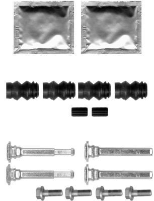 HELLA Geleidehulzenset, remklauw 8DZ 355 201-561 Revisieset remklauw HELLA CLS 8DZ 355 201-561 goedkoop
