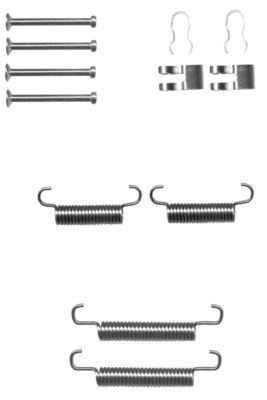 HELLA Brake shoe fitting kit 8DZ 355 201-861 8DZ 355 201-861 HELLA brake shoe fitting kit ALFA ROMEO 146