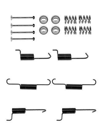 HELLA Kit di accessori per ganasce freno 8DZ 355 202-081 HELLA 8DZ 355 202-081 costo Kit di accessori per ganasce freno Kia Optima Sportswagon originale