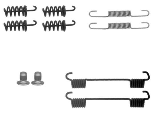 HELLA Kit di accessori per ganasce freno 8DZ 355 202-111 8DZ 355 202-111 costo Kit di accessori per ganasce freno RENAULT ZOE HELLA